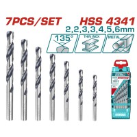 TOTAL ΕΠΑΓΓ. ΣΕΤ ΤΡΥΠΑΝΙΑ HSS DIN4341 7ΤΕΜ (TACSD0075)