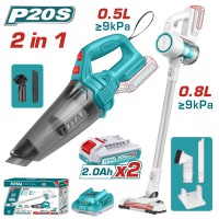 TOTAL ΣΕΤ ΣΚΟΥΠΑΚΙΑ ΜΠΑΤ Li-ion 20V (TOSLI29832E)