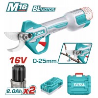 TOTAL ΕΠΑΓΓ. ΨΑΛΙΔΙ ΚΛΑΔΕΜΑΤΟΣ ΜΠΑΤ. Li-ion 16V / 2Ah / 2 ΜΠΑΤ BL Motor (TSSLI162582E)