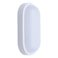 ΦΩΤΙΣΤΙΚΟ ΤΟΙΧΟΥ ΟΒΑΛ LED 12W 160X90X51 12/24V AC/DC 6500K IP54 ΛΕΥΚΟ PLUS ARTE ILLUMINA