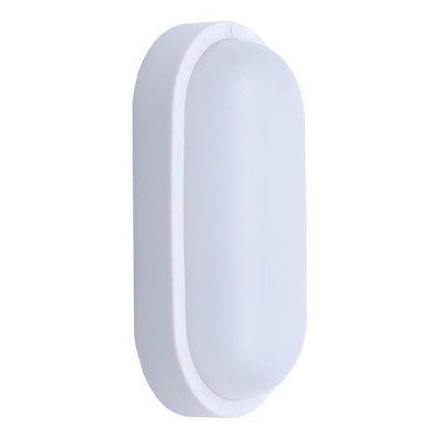 ΦΩΤΙΣΤΙΚΟ ΤΟΙΧΟΥ ΟΒΑΛ LED 12W 160X90X51 12/24V AC/DC 6500K IP54 ΛΕΥΚΟ PLUS ARTE ILLUMINA
