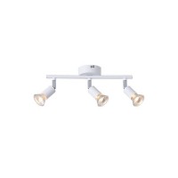 ΣΠΟΤ ΚΙΝΗΤΟ 3ΦΩΤΟ ΜΕΤΑΛΛΙΚΟ Max 7W ΛΕΥΚΟ 3XGU10 300X80X125mm ARTE ILLUMINA VORRAS