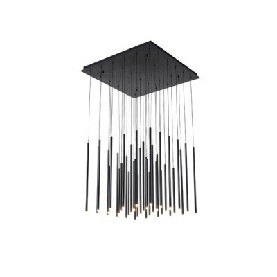 ΦΩΤΙΣΤΙΚΟ ΚΡΕΜΑΣΤΟ ΑΛΟΥΜΙΝΙΟ LED 72W 3000K 7200Lm 800X1500mm ΜΑΥΡΟ ARTE ILLUMINA CASCADE