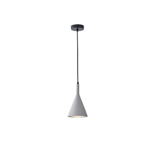 ΦΩΤΙΣΤΙΚΟ ΚΡΕΜΑΣΤΟ ΤΣΙΜΕΝΤΟ 1XE27 MAX 15W 150X150X250mm ΓΚΡΙ ARTE ILLUMINA YESO
