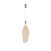 ΦΩΤΙΣΤΙΚΟ ΜΕΤΑΛΛΟ ΜΟΝΟΦΩΤΟ LED 7,6W 3000K 780Lm 200x1960mm ΧΡΥΣΟ ARTE ILLUMINA PERFORATO