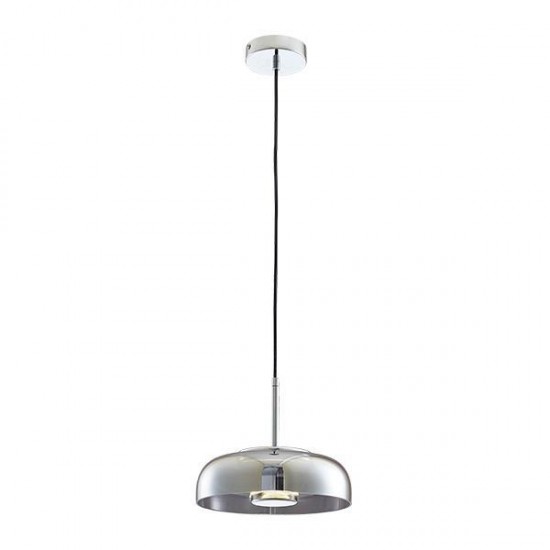 ΦΩΤΙΣΤΙΚΟ ΚΡΕΜΑΣΤΟ ΑΛΟΥΜΙΝΙΟ ΜΟΝΟΦΩΤΟ LED 5W Φ23ΧH8CM 3CCT ΣΚΟΥΡΟ ΓΚΡΙ ARTE ILLUMINA SATURN