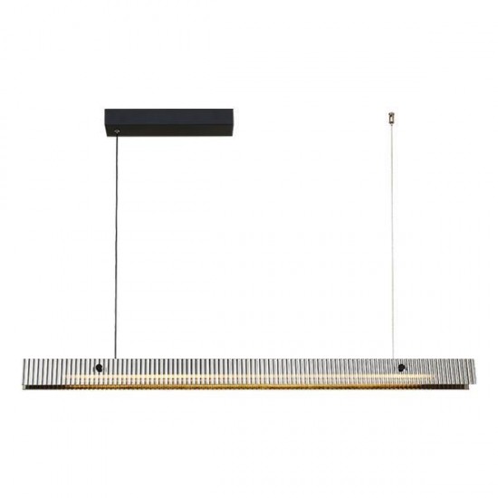 ΦΩΤΙΣΤΙΚΟ ΚΡΕΜΑΣΤΟ ΓΡΑΜΜΙΚΟ ΜΟΝΟΦΩΤΟ LED 25W  L120*W5.6*H7CM 3 CCT ΜΑΥΡΟ ARTE ILLUMINA