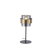 ΦΩΤΙΣΤΙΚΟ ΕΠΙΤΡΑΠΕΖΙΟ E27 MAX 15W 180X415mm ΜΑΥΡΟ-ΧΡΥΣΟ ARTE ILLUMINA RELIAC