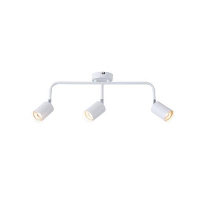 ΣΠΟΤ ΜΕΤΑΛΛΙΚΟ 3ΦΩΤΟ 3XGU10 Max 7W 500X90X230mm ΛΕΥΚΟ ARTE ILLUMINA OLYMP