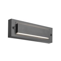 ΦΩΤΙΣΤΙΚΟ ΤΟΙΧΟΥ  LED 6W 255X42X90 3CCT IP65 ΓΚΡΙ ARTE ILLUMINA SENARIO