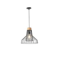 ΦΩΤΙΣΤΙΚΟ ΚΡΕΜΑΣΤΟ ΜΕΤΑΛΛΟ 1XE27  MAX 40W 360X360X1380mm ΜΑΥΡΟ ARTE ILLUMINA TASSEL