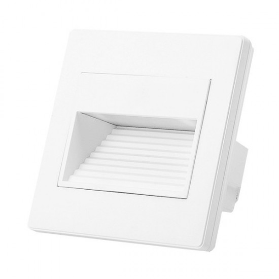 ΑΠΛΙΚΑ ΤΟΙΧΟΥ SLIM LED 1W 86X86X40 3000K IP20 ΛΕΥΚΗ ARTE ILLUMINA