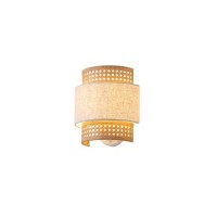 ΑΠΛΙΚΑ ΤΟΙΧΟΥ ΥΦΑΣΜΑ 1XE27 MAX 15W 260X460mm MΠΕΖ-ΜΑΤ ΛΕΥΚΟ ARTE ILLUMINA ISLA