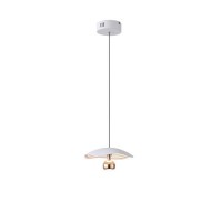 ΦΩΤΙΣΤΙΚΟ ΚΡΕΜΑΣΤΟ ΑΛΟΥΜΙΝΙΟ LED 8W 3000Κ 400Lm Φ230mm ΧΡΥΣΟ ARTE ILLUMINA ENIGMA