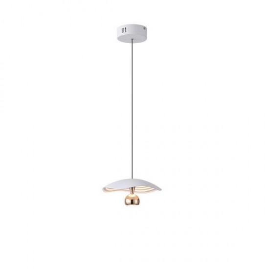 ΦΩΤΙΣΤΙΚΟ ΚΡΕΜΑΣΤΟ ΑΛΟΥΜΙΝΙΟ LED 8W 3000Κ 400Lm Φ230mm ΧΡΥΣΟ ARTE ILLUMINA ENIGMA