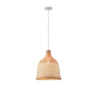 ΦΩΤΙΣΤΙΚΟ ΚΡΕΜΑΣΤΟ BAMBOO 1XE27 400Χ400X270mm ARTE ILLUMINA EARTHY