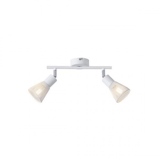 ΣΠΟΤ ΜΕ ΔΙΧΤΥ 2XE14 255X80X145mm ΛΕΥΚΟ ARTE ILLUMINA MESHY