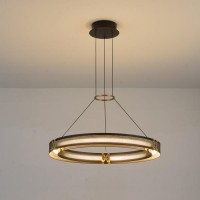 ΦΩΤΙΣΤΙΚΟ ΚΡΕΜΑΣΤΟ ΑΛΟΥΜΙΝΙΟ LED 33W 3000K 3300Lm 620X1200mm ΜΑΥΡΟ-ΧΡΥΣΟ ARTE ILLUMINA LUIS