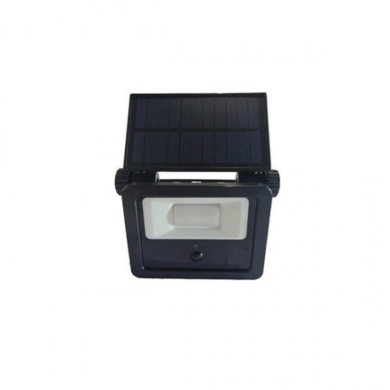 ΑΠΛΙΚΑ ΜΕ ΗΛΙΑΚΟ PANEL & ΑΝΙΧΝΕΥΤΗ ΚΙΝΗΣΗΣ 3W 103X60X110mm 3CCT ΜΑΥΡΗ ARTE ILLUMINA