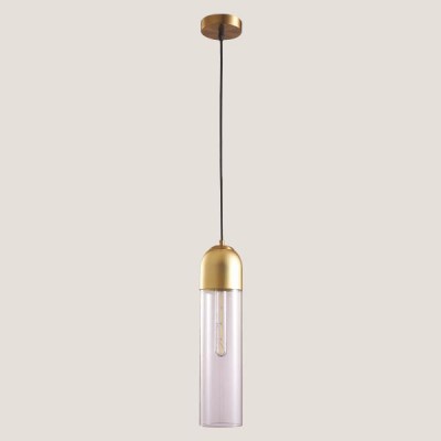 ΦΩΤΙΣΤΙΚΟ ΚΡΕΜΑΣΤΟ Φ10X40 1XE14 MAX 7W ΔΙΑΦΑΝΟ-ΧΡΥΣΟ ARTE ILLUMINA CALLIOPE