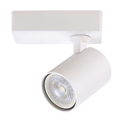 ΣΠΟΤ ΤΟΙΧΟΥ ΜΟΝΟ ΣΤΡΟΓΓΥΛΟ GU10 Φ60X120X135 ΛΕΥΚΟ ARTE ILLUMINA