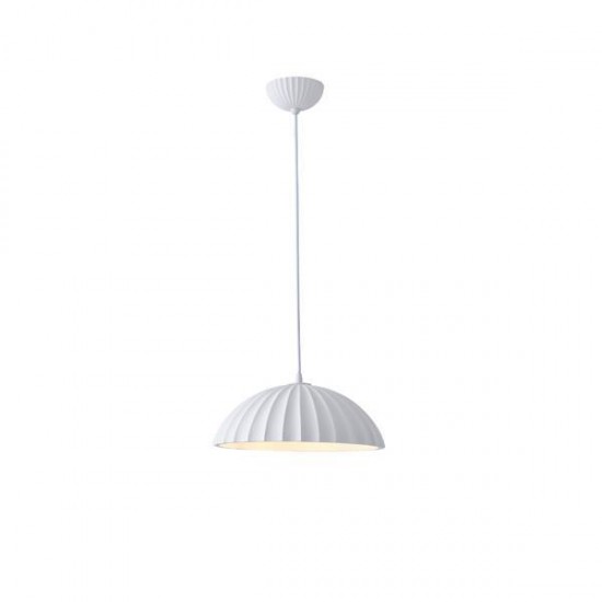 ΦΩΤΙΣΤΙΚΟ ΚΡΕΜΑΣΤΟ ΓΥΨΙΝΟ 1XE27 MAX 15W 350X350X130mm ΛΕΥΚΟ ARTE ILLUMINA CALCO