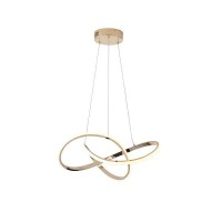 ΦΩΤΙΣΤΙΚΟ ΚΡΕΜΑΣΤΟ ΑΛΟΥΜΙΝΙΟ LED 30W 3000Κ 2000Lm Φ60mm ΧΡΥΣΟ ARTE ILLUMINA VENUS