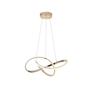 ΦΩΤΙΣΤΙΚΟ ΚΡΕΜΑΣΤΟ ΑΛΟΥΜΙΝΙΟ LED 30W 3000Κ 2000Lm Φ60mm ΧΡΥΣΟ ARTE ILLUMINA VENUS