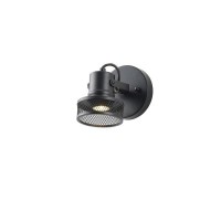 ΣΠΟΤ ΟΡΟΦΗΣ ΜΕ ΔΙΧΤΥ GU10 165X100X152mm ΜΑΥΡΟ ARTE ILLUMINA SOLUN