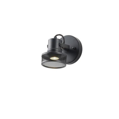 ΣΠΟΤ ΟΡΟΦΗΣ ΜΕ ΔΙΧΤΥ GU10 165X100X152mm ΜΑΥΡΟ ARTE ILLUMINA SOLUN