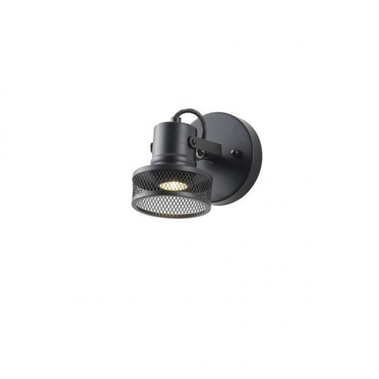 ΣΠΟΤ ΟΡΟΦΗΣ ΜΕ ΔΙΧΤΥ GU10 165X100X152mm ΜΑΥΡΟ ARTE ILLUMINA SOLUN
