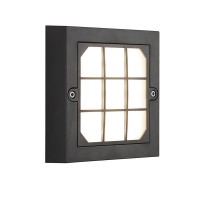 ΦΩΤΙΣΤΙΚΟ ΤΟΙΧΟΥ LED 6W 135X135X32 3CCT IP65 ΜΑΥΡΟ ARTE ILLUMINA SENARIO