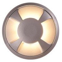 ΦΩΤΙΣΤΙΚΟ ΔΑΠΕΔΟΥ ΕΞΩΤΕΡΙΚΟ 4F LED 3W IP65 12V Φ68X24mm ΜΑΥΡΟ PRO ARTE ILLUMINA