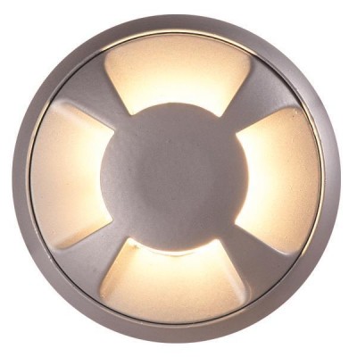 ΦΩΤΙΣΤΙΚΟ ΔΑΠΕΔΟΥ ΕΞΩΤΕΡΙΚΟ 4F LED 3W IP65 12V Φ68X24mm ΜΑΥΡΟ PRO ARTE ILLUMINA