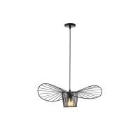 ΦΩΤΙΣΤΙΚΟ ΚΡΕΜΑΣΤΟ ΜΕΤΑΛΛΟ 1XE27  MAX 40W 600X600X1270mm ΜΑΥΡΟ ARTE ILLUMINA CAP