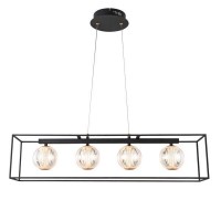 ΦΩΤΙΣΤΙΚΟ ΚΡΕΜΑΣΤΟ ΜΕΤΑΛΛΟ LED 14W 3000Κ 650Lm 80X1200mm ΜΑΥΡΟ ARTE ILLUMINA  BOX