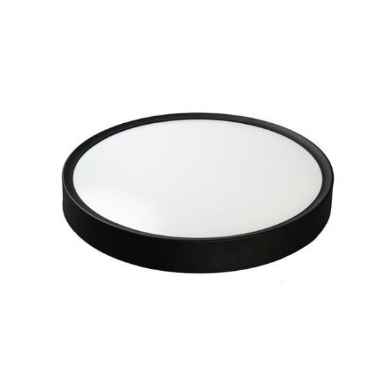 ΠΛΑΦΟΝΙΕΡΑ LED 18W 1100Lm 3CCT(3000-4000-6000K) Φ330mm ΜΑΥΡΟ ARTE ILLUMINA MOONLIGHT