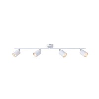 ΣΠΟΤ ΜΕΤΑΛΛΙΚΟ 4ΦΩΤΟ 4XGU10 Max 7W  790X80X165mm ΛΕΥΚΟ ARTE ILLUMINA OLYMP