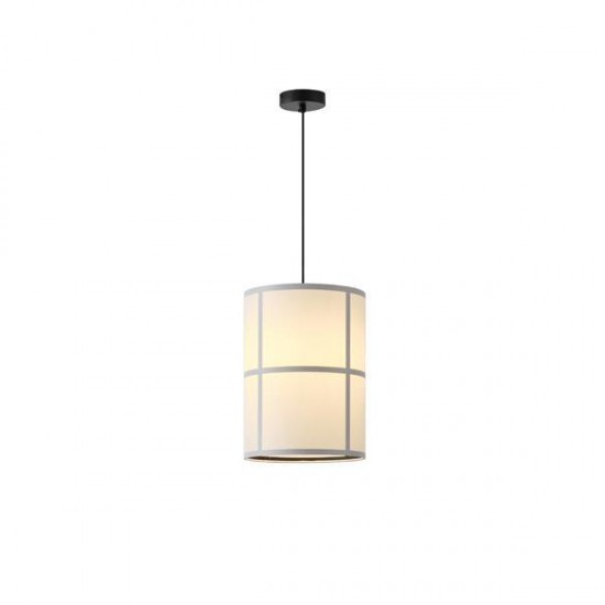 ΦΩΤΙΣΤΙΚΟ ΚΡΕΜΑΣΤΟ ΥΦΑΣΜΑ 1XΕ27 Max15w Φ250Χ1180mm ΜΑΥΡΟ ARTE ILLUMINA ERA