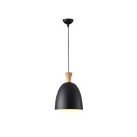 ΦΩΤΙΣΤΙΚΟ ΚΡΕΜΑΣΤΟ ΜΕΤΑΛΛΟ 1XΕ27 Max15w 230X230mm ΜΑΥΡΟ ARTE ILLUMINA SIMPLO