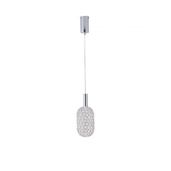 ΦΩΤΙΣΤΙΚΟ ΜΕΤΑΛΛΟ ΜΟΝΟΦΩΤΟ LED 6,3W 3000K 648Lm Φ200X1580mm ΑΣΗΜΙ ARTE ILLUMINA PERFORATO