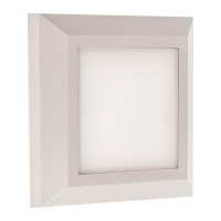 ΦΩΤΙΣΤΙΚΟ ΤΟΙΧΟΥ SLIM LED 3W IP65 230V 3000K 125X125mm ΛΕΥΚΟ PRO ARTE ILLUMINA
