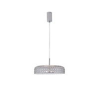 ΦΩΤΙΣΤΙΚΟ ΚΡΕΜΑΣΤΟ ΜΕΤΑΛΛΟ ΜΟΝΟΦΩΤΟ LED 10W 3000K 1080Lm Φ350x1390mm ΑΣΗΜΙ ARTE ILLUMINA PERFORATO