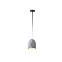 ΦΩΤΙΣΤΙΚΟ ΚΡΕΜΑΣΤΟ ΤΣΙΜΕΝΤΟ 1XE27  MAX 40W 160X160X170mm ΓΚΡΙ ARTE ILLUMINA ARME
