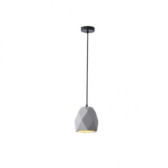 ΦΩΤΙΣΤΙΚΟ ΚΡΕΜΑΣΤΟ ΤΣΙΜΕΝΤΟ 1XE27  MAX 40W 160X160X170mm ΓΚΡΙ ARTE ILLUMINA ARME