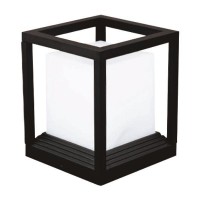 ΦΩΤΙΣΤΙΚΟ ΑΛΟΥΜΙΝΙΟΥ Ε27 150X150X190 IP65 ΜΑΥΡΟ ARTE ILLUMINA