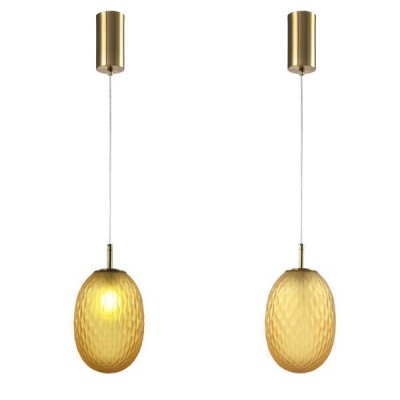 ΦΩΤΙΣΤΙΚΟ ΚΡΕΜΑΣΤΟ ΓΥΑΛΙ 1XE14 MAX 25W 150X230mm  ΜΕΛΙ ARTE ILLUMINA CANDY