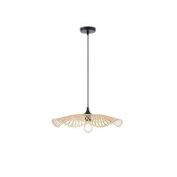 ΦΩΤΙΣΤΙΚΟ ΚΡΕΜΑΣΤΟ BAMBOO 1XE27 Max15w 475X1160mm ΜΠΕΖ ARTE ILLUMINA CROSSLINE