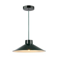 ΦΩΤΙΣΤΙΚΟ ΚΡΕΜΑΣΤΟ ΜΟΝΟΦΩΤΟ 1XΕ27 MAX 15W 360X1150mm ΓΥΑΛΙΣΤΕΡΟ ΣΚΟΥΡΟ ΠΡΑΣΙΝΟ ARTE ILLUMINA NELI