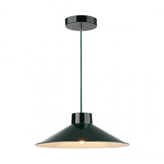 ΦΩΤΙΣΤΙΚΟ ΚΡΕΜΑΣΤΟ ΜΟΝΟΦΩΤΟ 1XΕ27 MAX 15W 360X1150mm ΓΥΑΛΙΣΤΕΡΟ ΣΚΟΥΡΟ ΠΡΑΣΙΝΟ ARTE ILLUMINA NELI